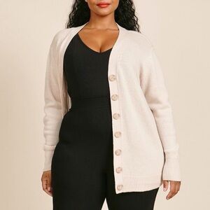 11 Honore Eliza Oversized Wool Cashmere Cardigan Sweater Size 3X NWT Winter